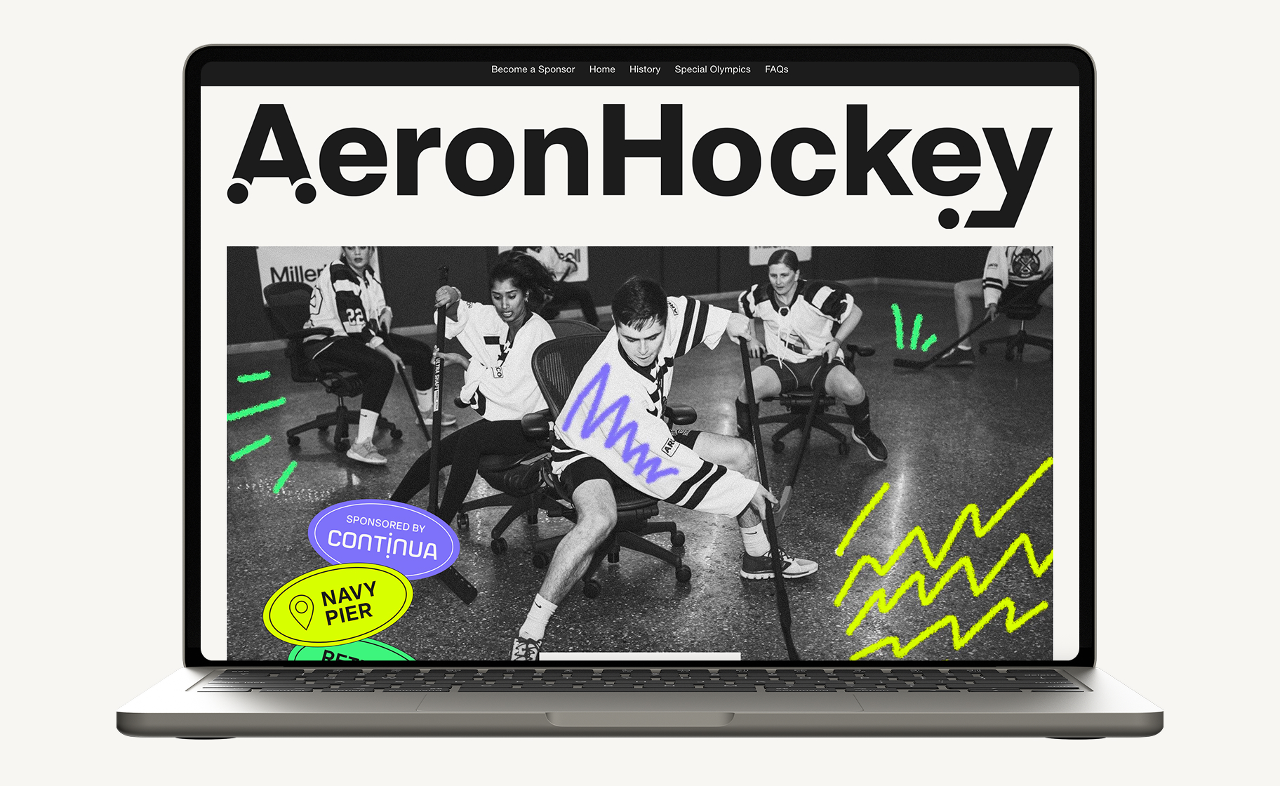 Aeron Hockey Image Treatment
